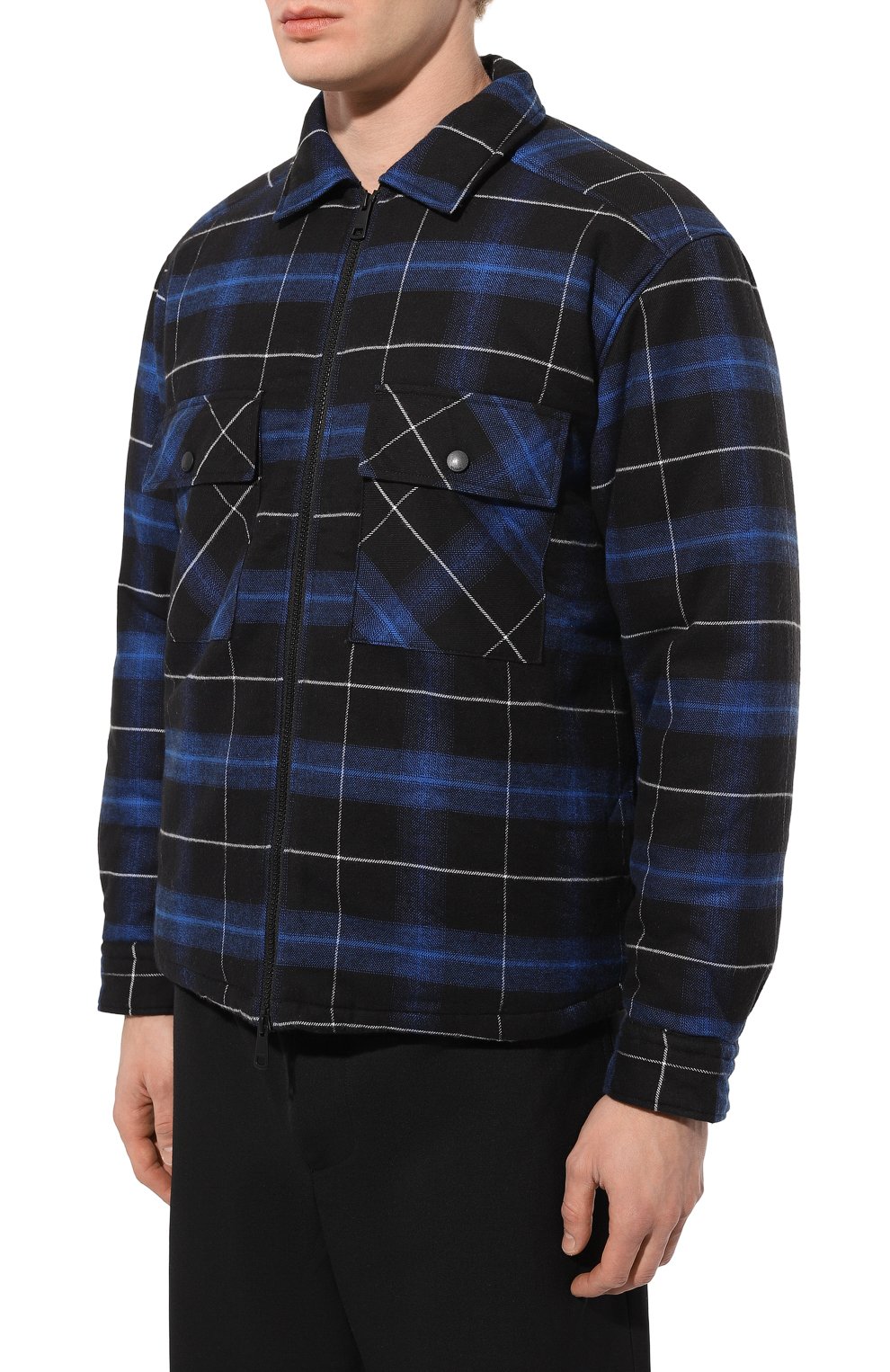 Хлопковая куртка-рубашка HUGO BLUE, арт. 50527476, фото 3