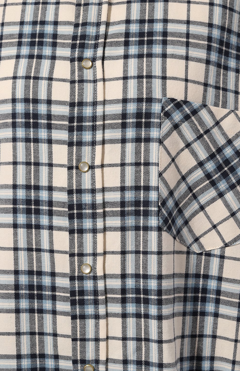 Хлопковая рубашка FORTE DEI MARMI COUTURE кремового цвета по цене 38950 руб., арт. 24WF3106, фото 5 Хлопковая рубашка FORTE DEI MARMI COUTURE, арт. 24WF3106, фото 5