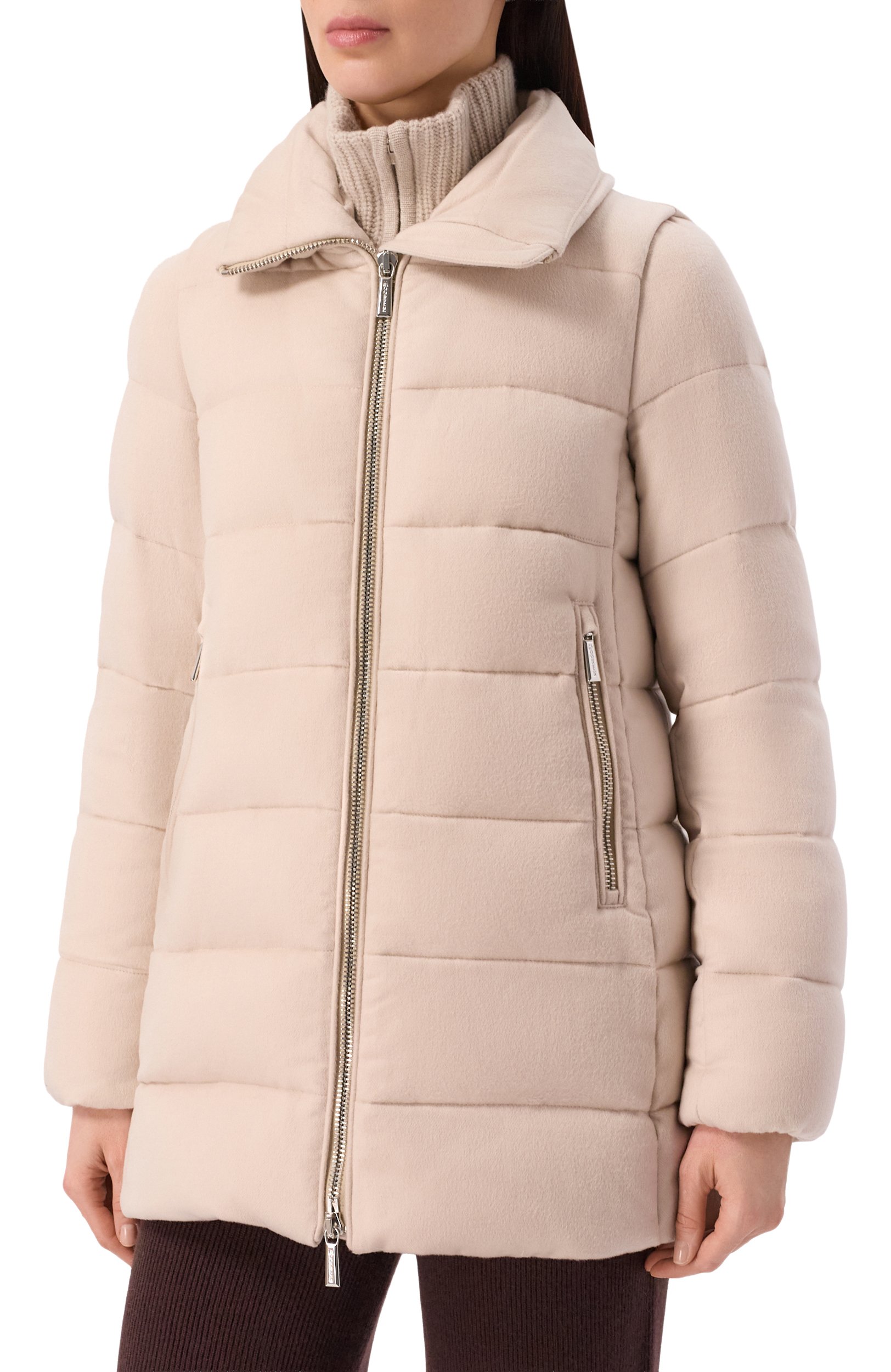Пуховик из шерсти и кашемира с отделкой из песца dorado-fur-ls9 MOORER, арт. D0RAD0-FUR/LS9, фото 6