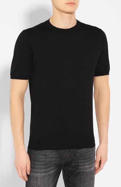 Хлопковый джемпер FIORONI черного цвета по цене 41300 руб., арт. MK20260A2, фото 3 Хлопковый джемпер FIORONI, арт. MK20260A2, фото 3