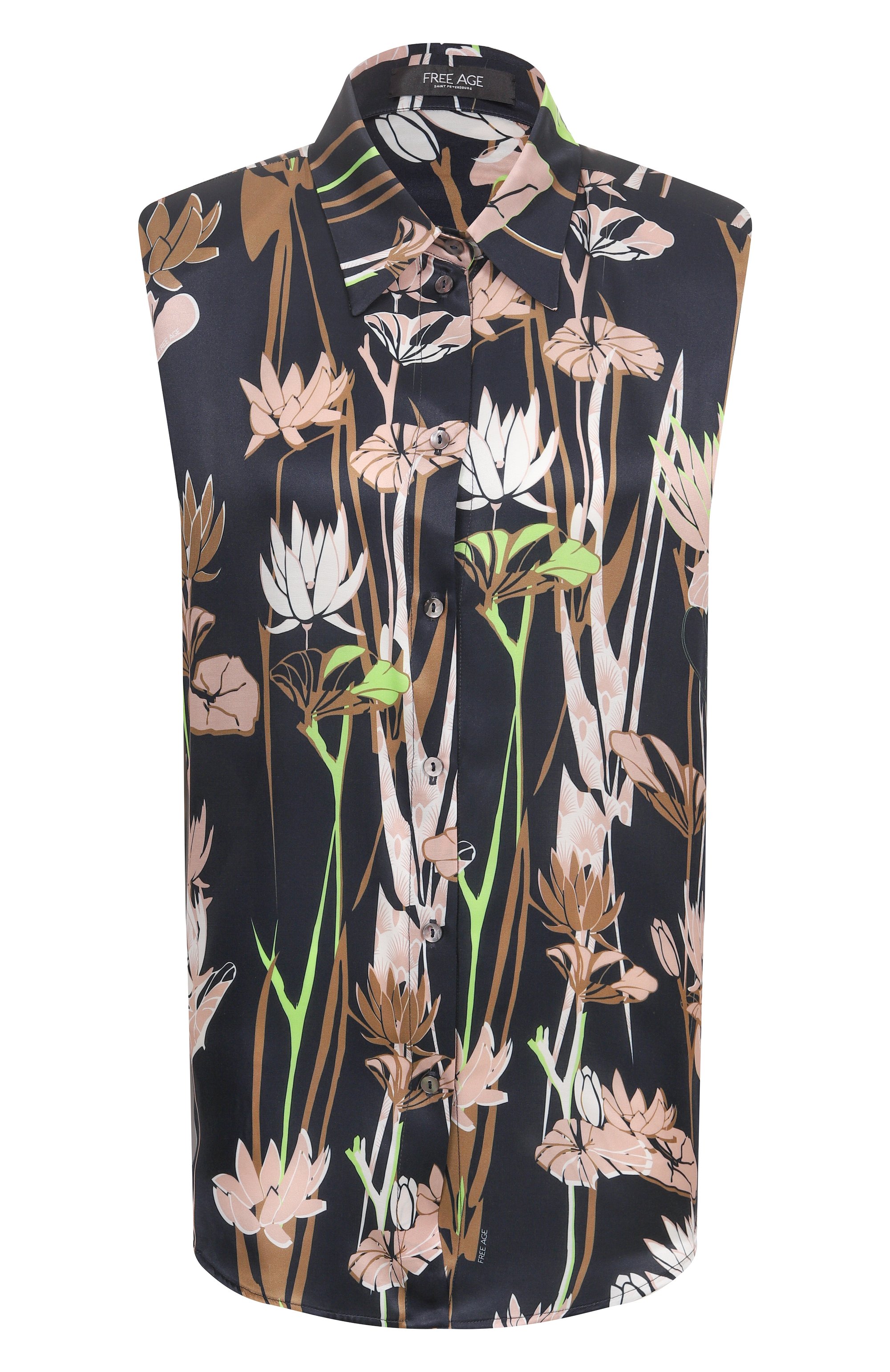 Атласная блузка FREEAGE, арт. WS25.BL017M.6001.499, фото 1