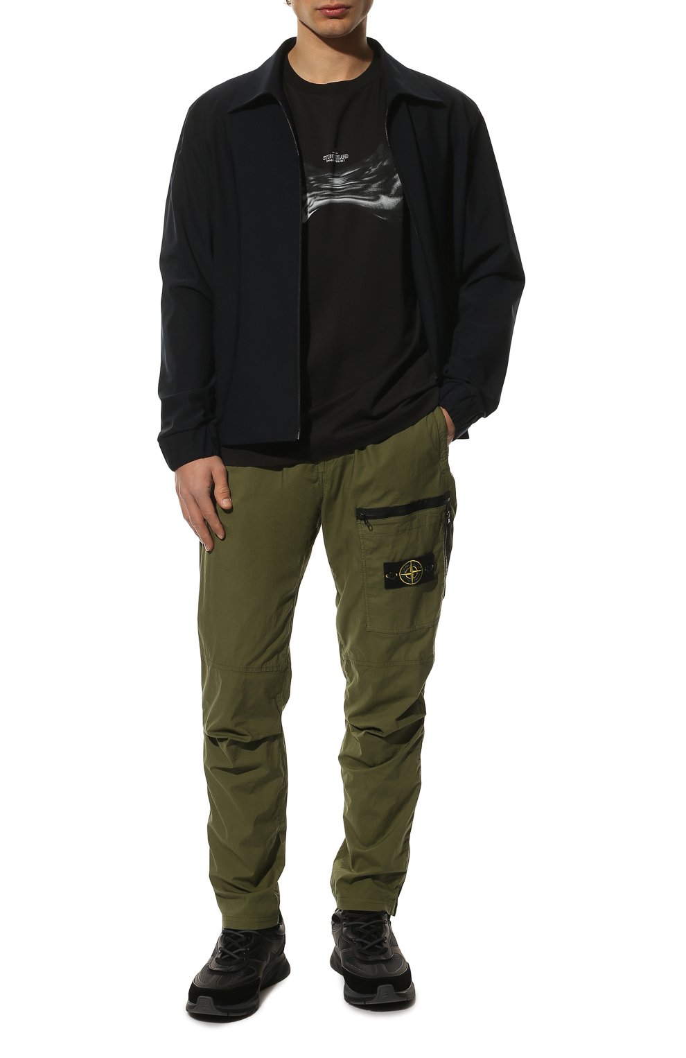 Хлопковая футболка STONE ISLAND SHADOW PROJECT, арт. 76192011B, фото 2