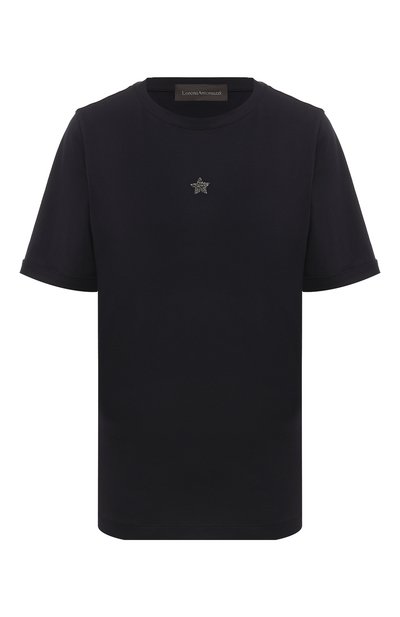 Женская хлопковая футболка LORENA ANTONIAZZI, арт. TS24AP/9999