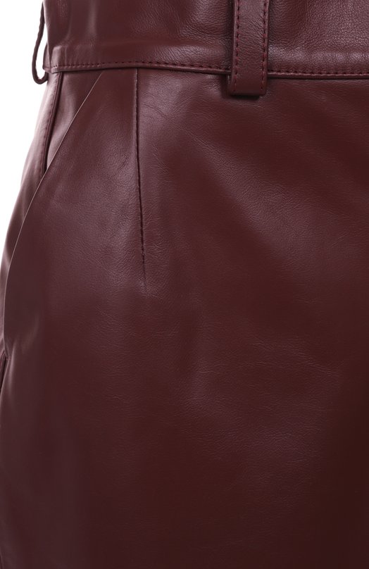 Кожаная юбка Noble&Brulee NB97/240624/1 Бордовый  NB97/240624/1 Фото 6