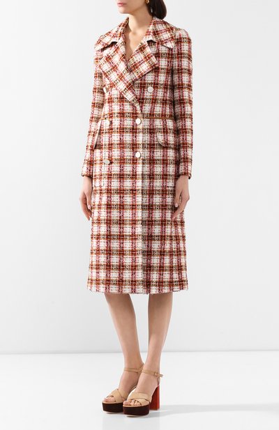 Пальто из смеси шерсти и хлопка VICTORIA BECKHAM, арт. 1120WCT000643A, фото 3