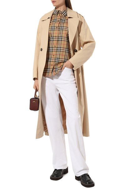 Хлопковая рубашка BURBERRY, арт. 8022284, фото 2