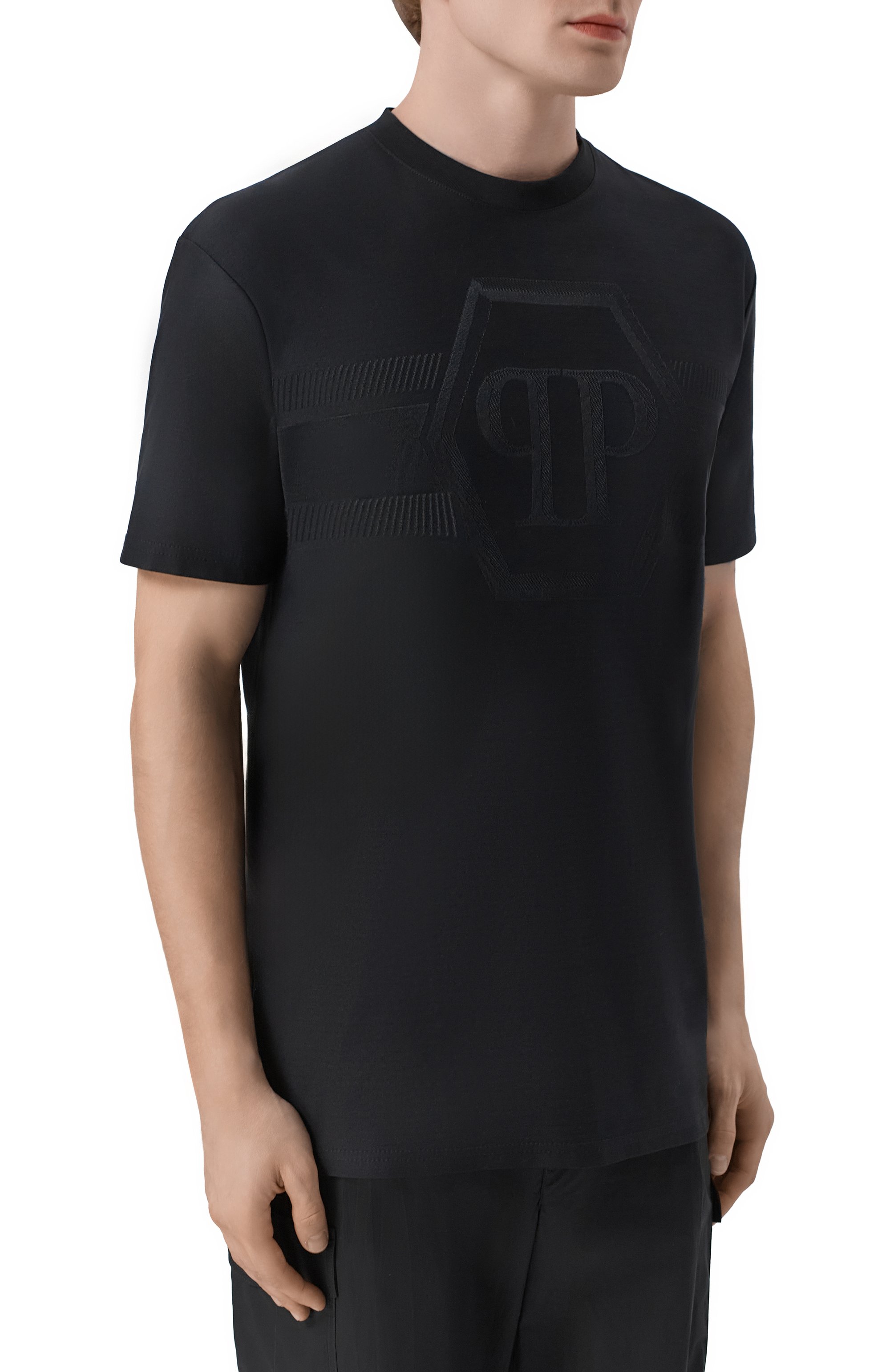 Хлопковая футболка PHILIPP PLEIN, арт. SAFC MTK8885 PJY002N, фото 3