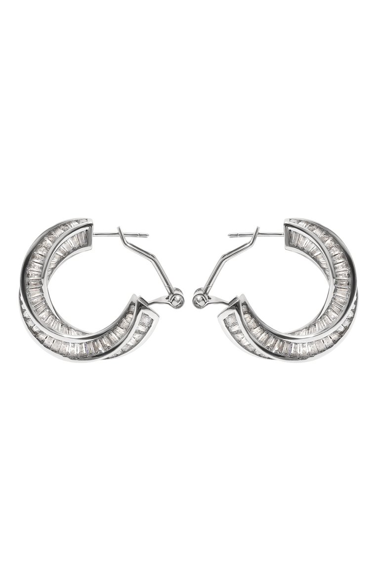 Серьги-кольца с фианитами crush CAVIAR JEWELLERY, арт. CR001, фото 1