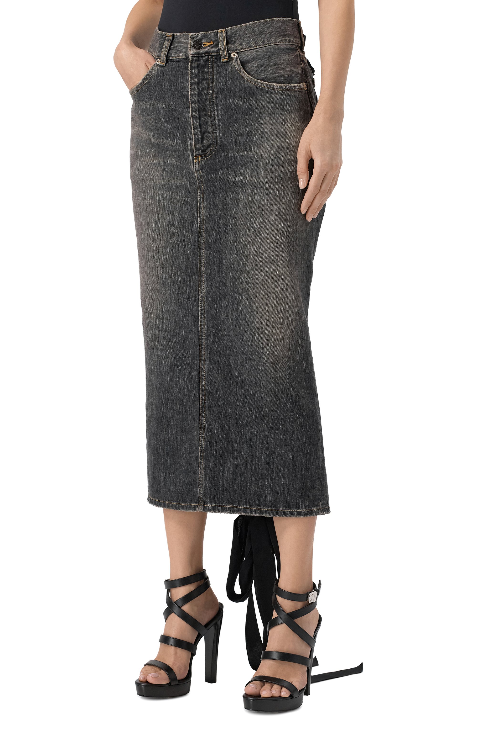 Джинсовая юбка BALENCIAGA, арт. 831713/TSW67, фото 3