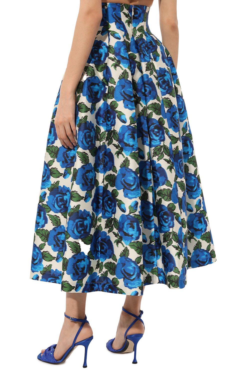 Юбка PHILOSOPHY DI LORENZO SERAFINI синего цвета по цене 79150 руб., арт. A0114/0735, фото 4 Юбка PHILOSOPHY DI LORENZO SERAFINI, арт. A0114/0735, фото 4