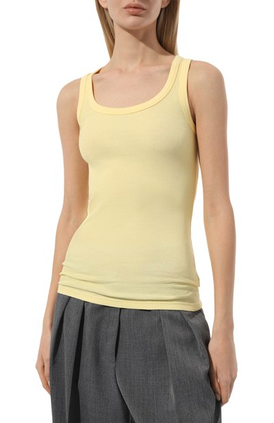 Хлопковая майка BOSS ORANGE, арт. 50504245, фото 3