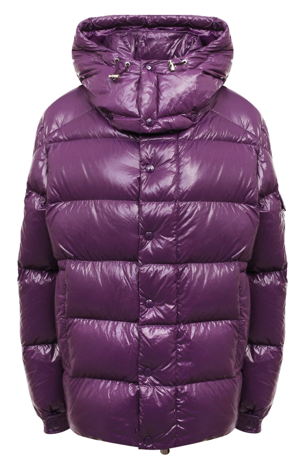 Пуховик maya 70 MONCLER фиолетового цвета по цене 154500 руб., арт. 1A001-53-5969T, фото 1 Пуховик maya 70 MONCLER, арт. 1A001-53-5969T, фото 1