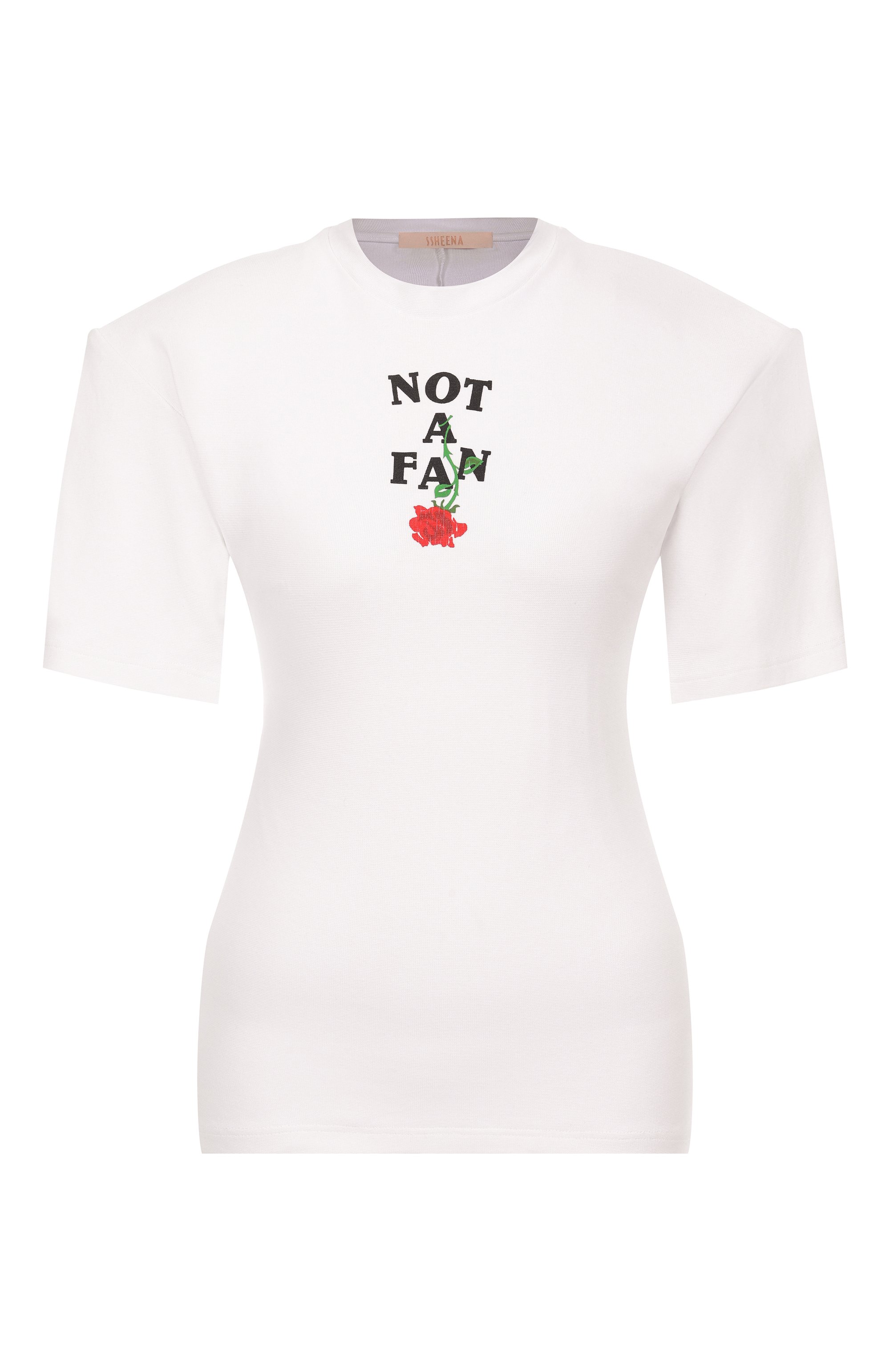 Хлопковая футболка SSHEENA, арт. 25SSTEE TS25009, фото 1