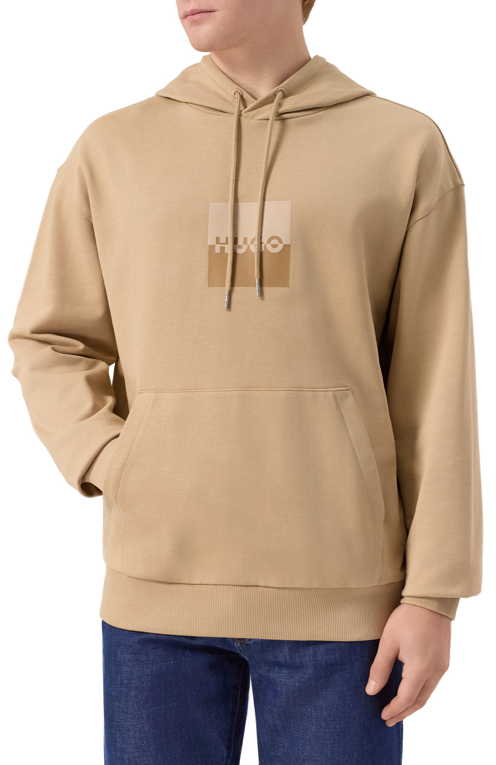 Хлопковое худи HUGO, арт. 50542787, фото 3