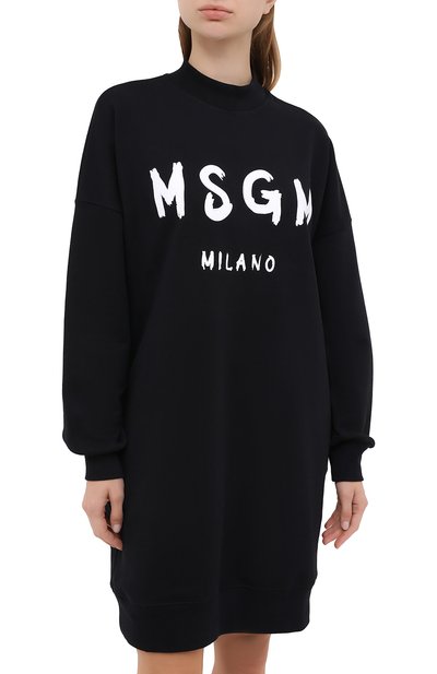 Хлопковое платье MSGM, арт. 2941MDA67 207799, фото 3
