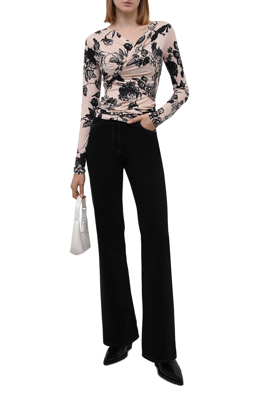 Топ MSGM бежевого цвета по цене 29650 руб., арт. 3141MDM18 217654, фото 2 Топ MSGM, арт. 3141MDM18 217654, фото 2