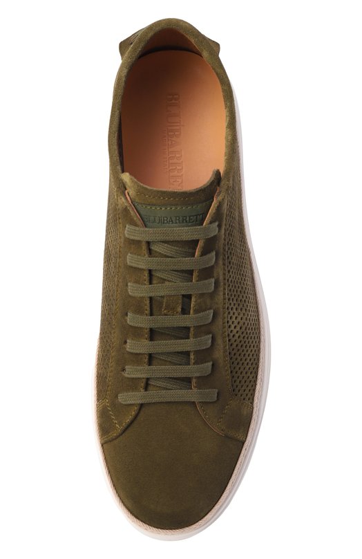 Замшевые кеды Pianura Blu Barrett PIAN-14099.2/LIGHT CASHEMERE Хаки  PIAN-14099.2/LIGHT CASHEMERE Фото 5