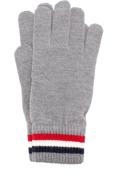 Шерстяные вязаные перчатки MONCLER, арт. C2-091-00549-00-02292, фото 1
