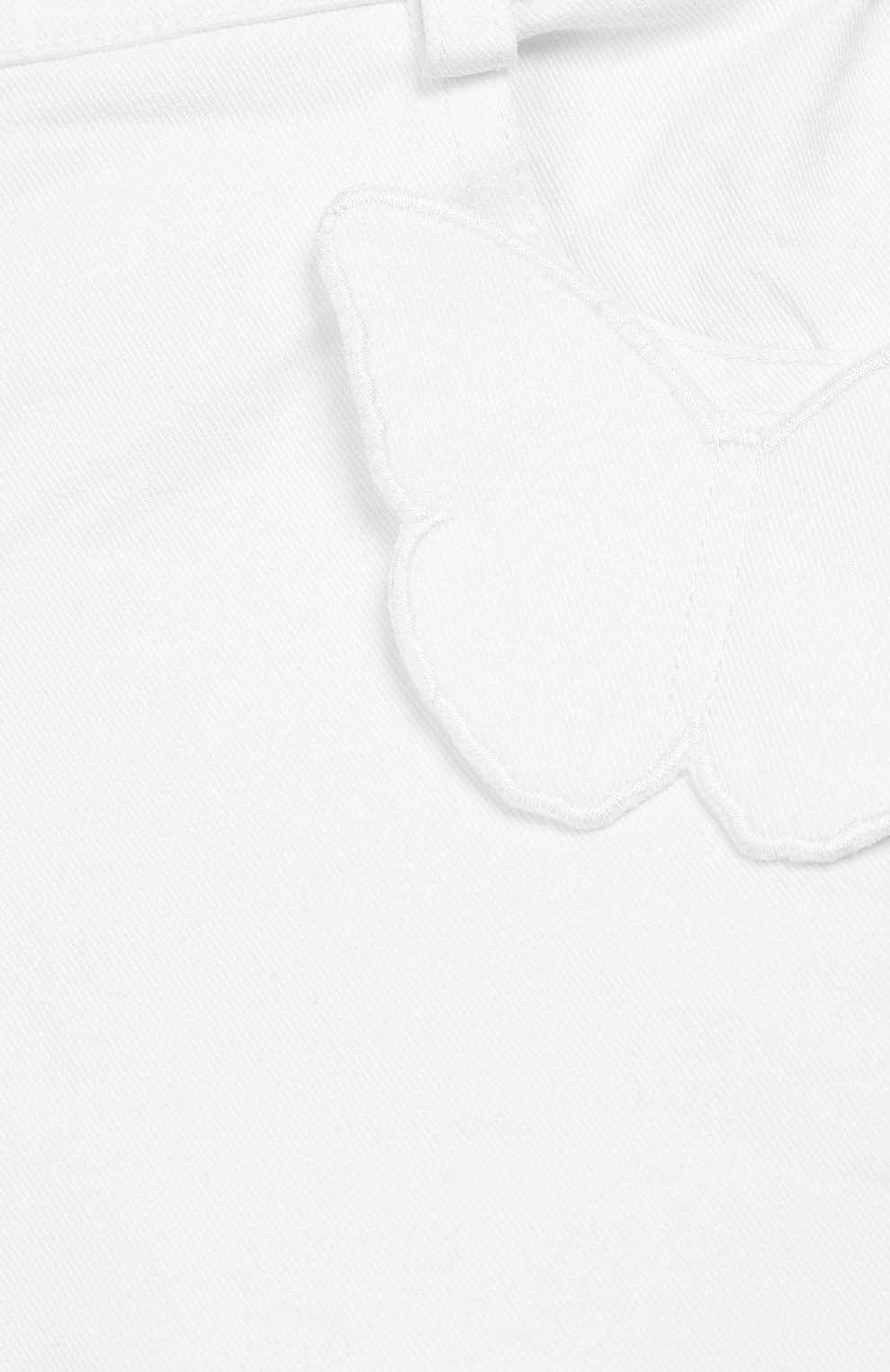 Джинсовые шорты CHARABIA белого цвета по цене 10700 руб., арт. NE27A/5Y-8Y, фото 3 Джинсовые шорты CHARABIA, арт. NE27A/5Y-8Y, фото 3