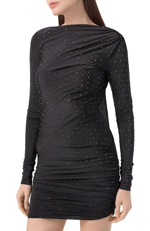 Платье с отделкой стразами The Andamane TM180133D/TJP185 Чёрный  TM180133D/TJP185 Фото 3