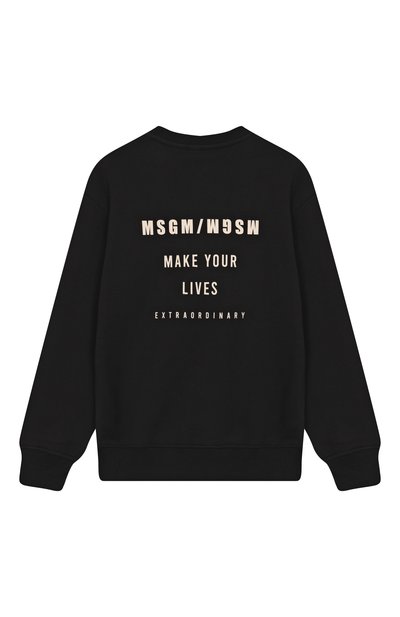 Хлопковый свитшот MSGM KIDS, арт. F5MSJBSW214, фото 2