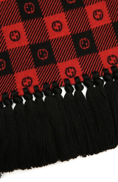 Шарф из шерсти и хлопка GUCCI, арт. 633990/4GB21, фото 2