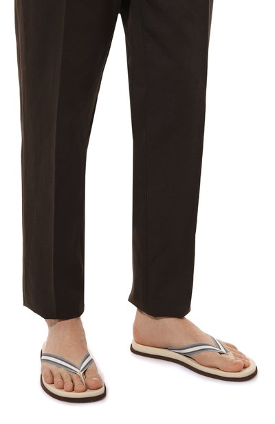 Текстильные шлепанцы BRUNELLO CUCINELLI, арт. MZUNAVH300, фото 3