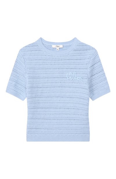 Хлопковый пуловер CHLOÉ, арт. C21225