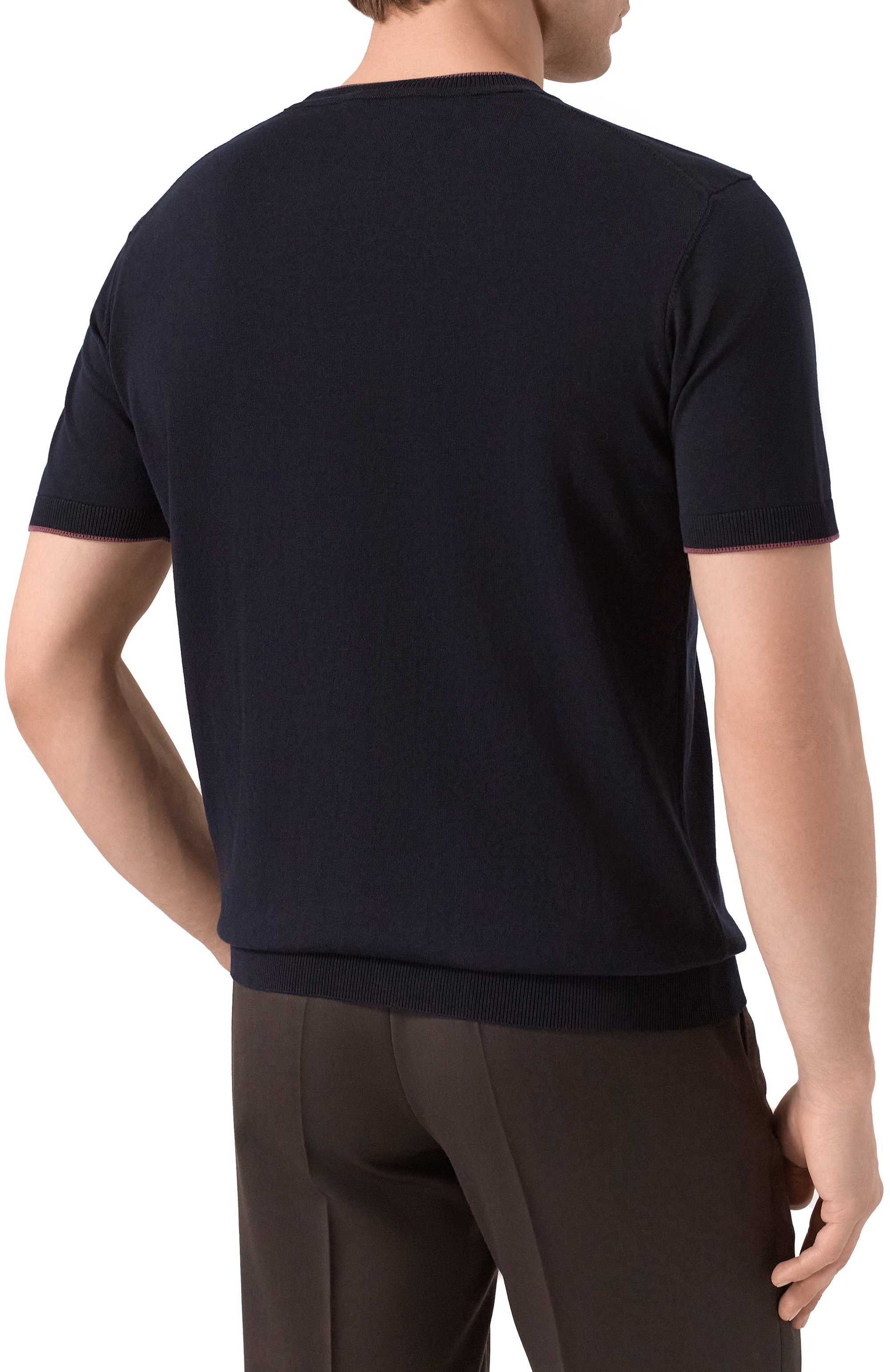 Джемпер из шелка и хлопка CORNELIANI, арт. 27M550/2725131, фото 4