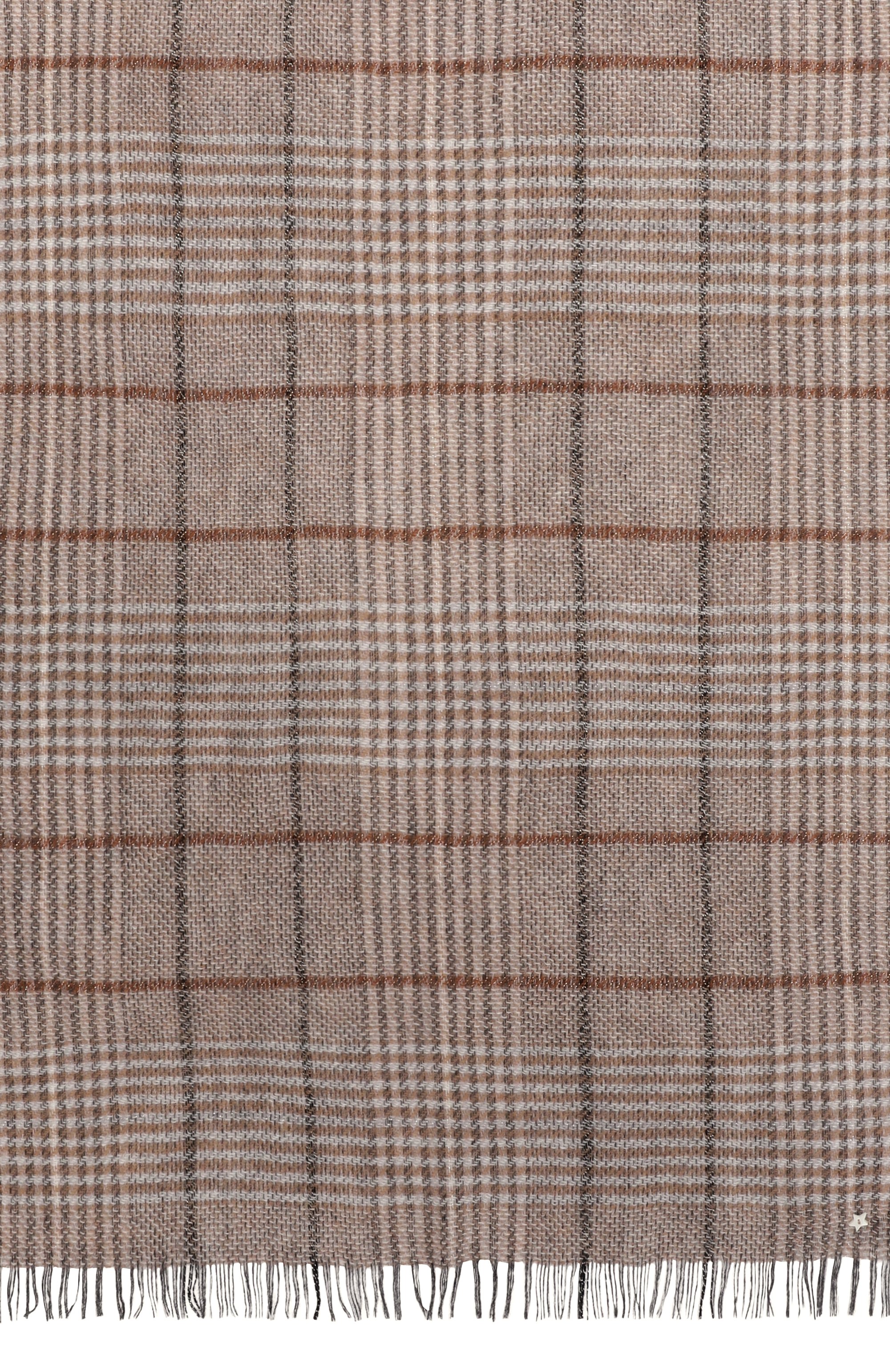 Шерстяной шарф LORENA ANTONIAZZI бежевого цвета по цене 41000 руб., арт. SP15A/9585, фото 4 Шерстяной шарф LORENA ANTONIAZZI, арт. SP15A/9585, фото 4