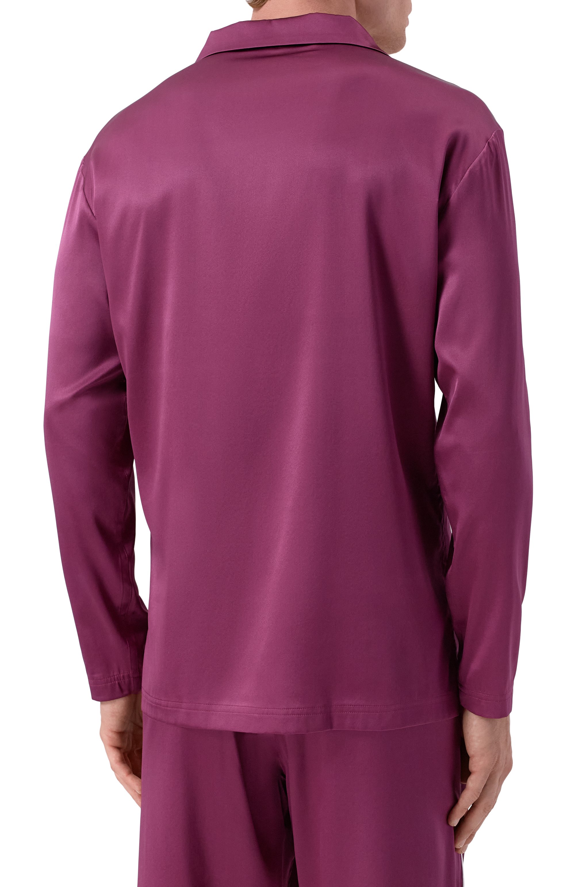 Шелковая сорочка KITON, арт. UNWM018K0245H10, фото 4