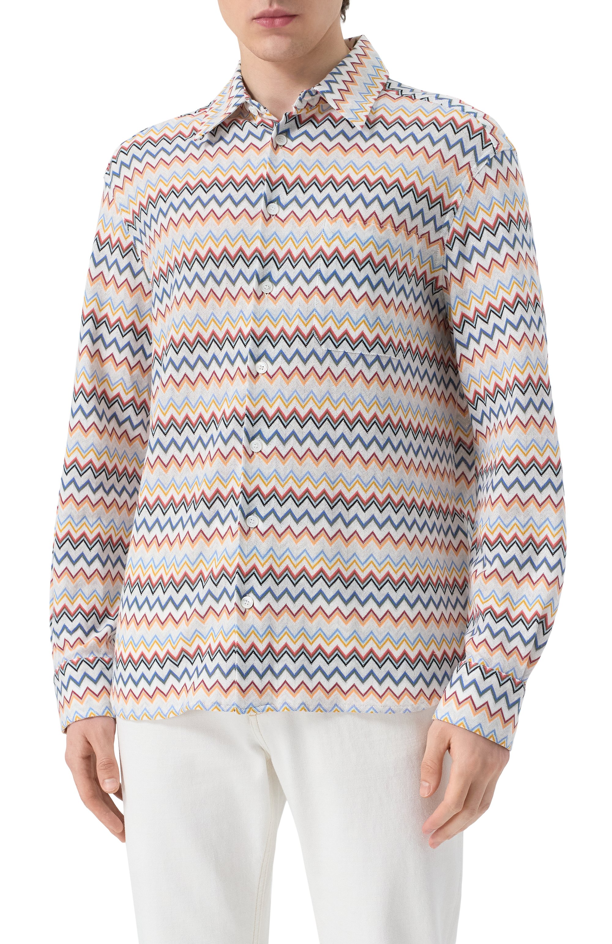 Хлопковая рубашка MISSONI, арт. US25SJ0K/BR010U, фото 3