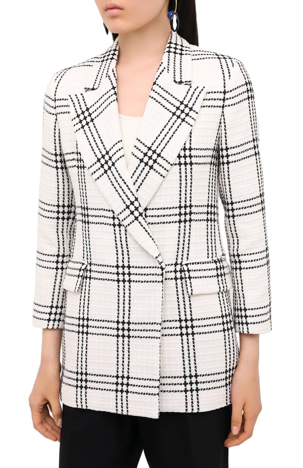 Хлопковый жакет MSGM, арт. 2943MDG08 207606, фото 3