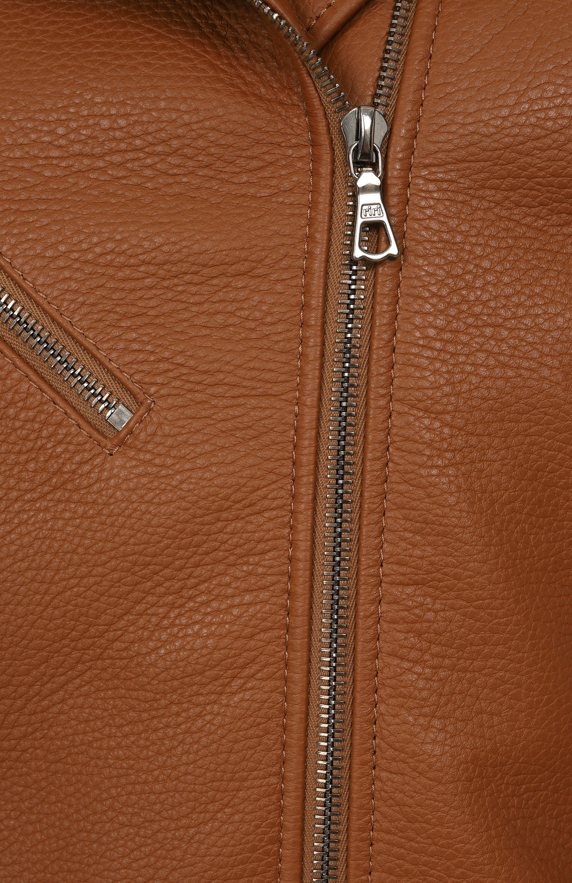 Кожаная куртка MASLOV светло-коричневого цвета по цене 187000 руб., арт. K09, фото 6 Кожаная куртка MASLOV, арт. K09, фото 6