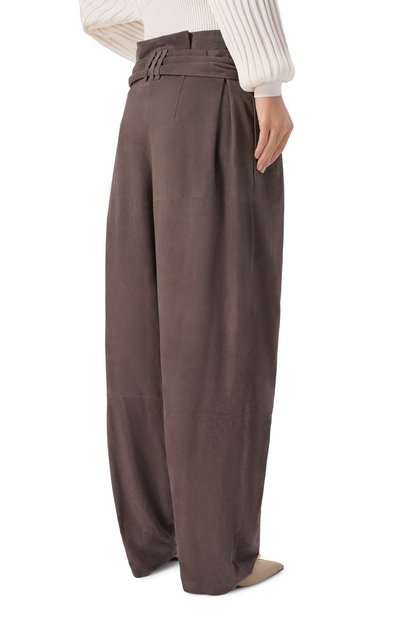 Замшевые брюки BALMAIN, арт. GF0QG065/LB12, фото 4