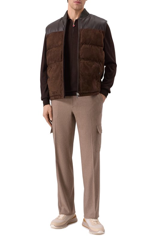 Шерстяные брюки-карго MVST M25.1MM.T412/981 Бежевый  M25.1MM.T412/981 Фото 2