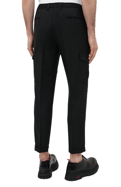 Шерстяные брюки-карго DOLCE & GABBANA, арт. GWQ1ET/FURJV, фото 4