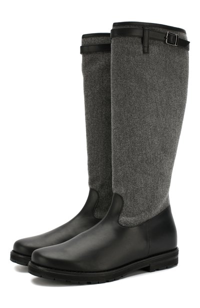 Сапоги с текстильной отделкой IL GUFO, арт. G501/VITELL0 NAPPAC0L0R/35-42