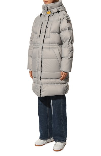Пуховик PARAJUMPERS серого цвета по цене 134000 руб., арт. 222M-PW PUF PP32/EIRA, фото 3 Пуховик PARAJUMPERS, арт. 222M-PW PUF PP32/EIRA, фото 3