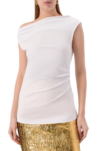 Хлопковый топ DRIES VAN NOTEN, арт. 011111/2603, фото 3