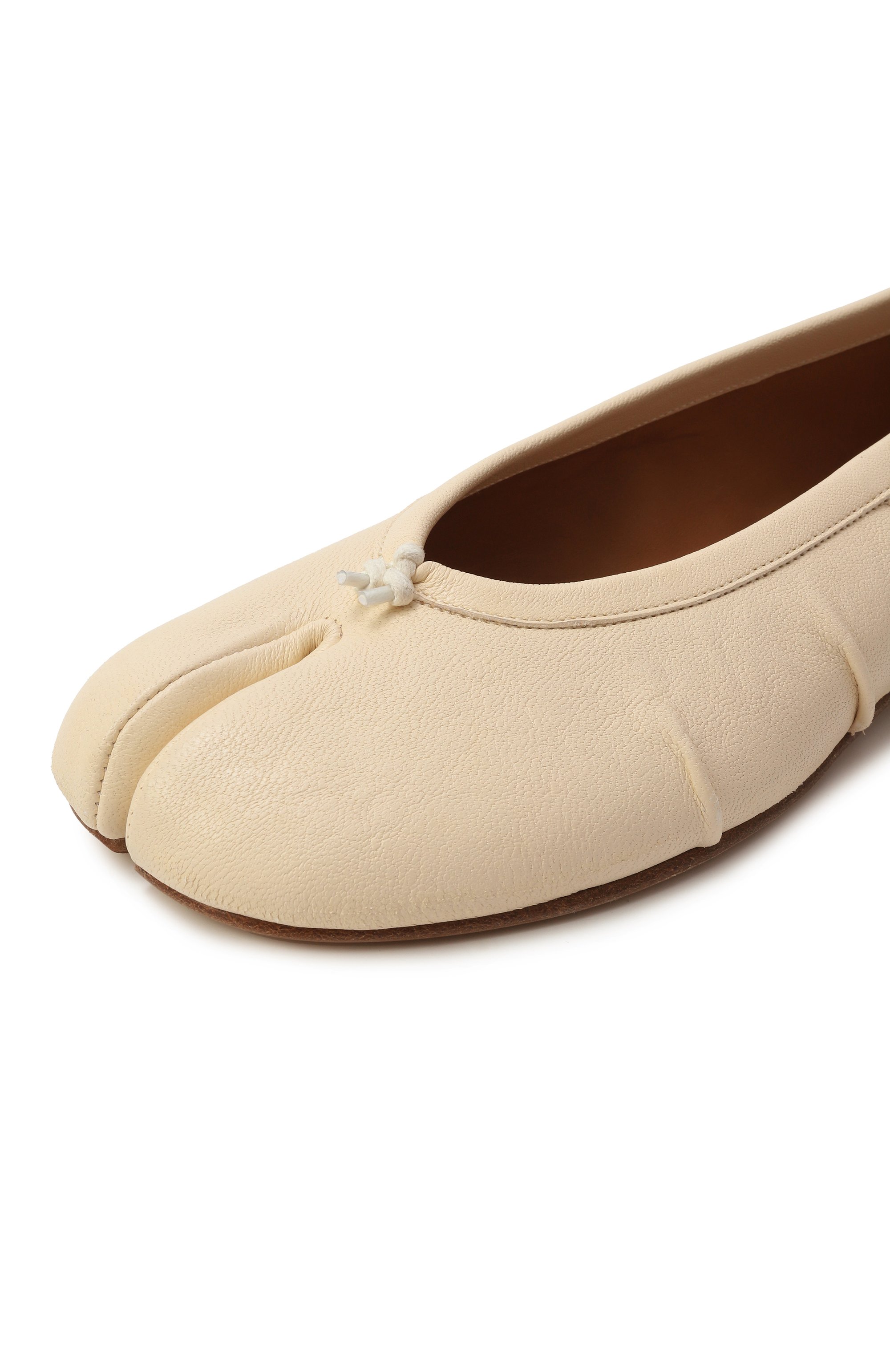 Кожаные балетки tabi MAISON MARGIELA, арт. S58WZ0127/P6378, фото 7