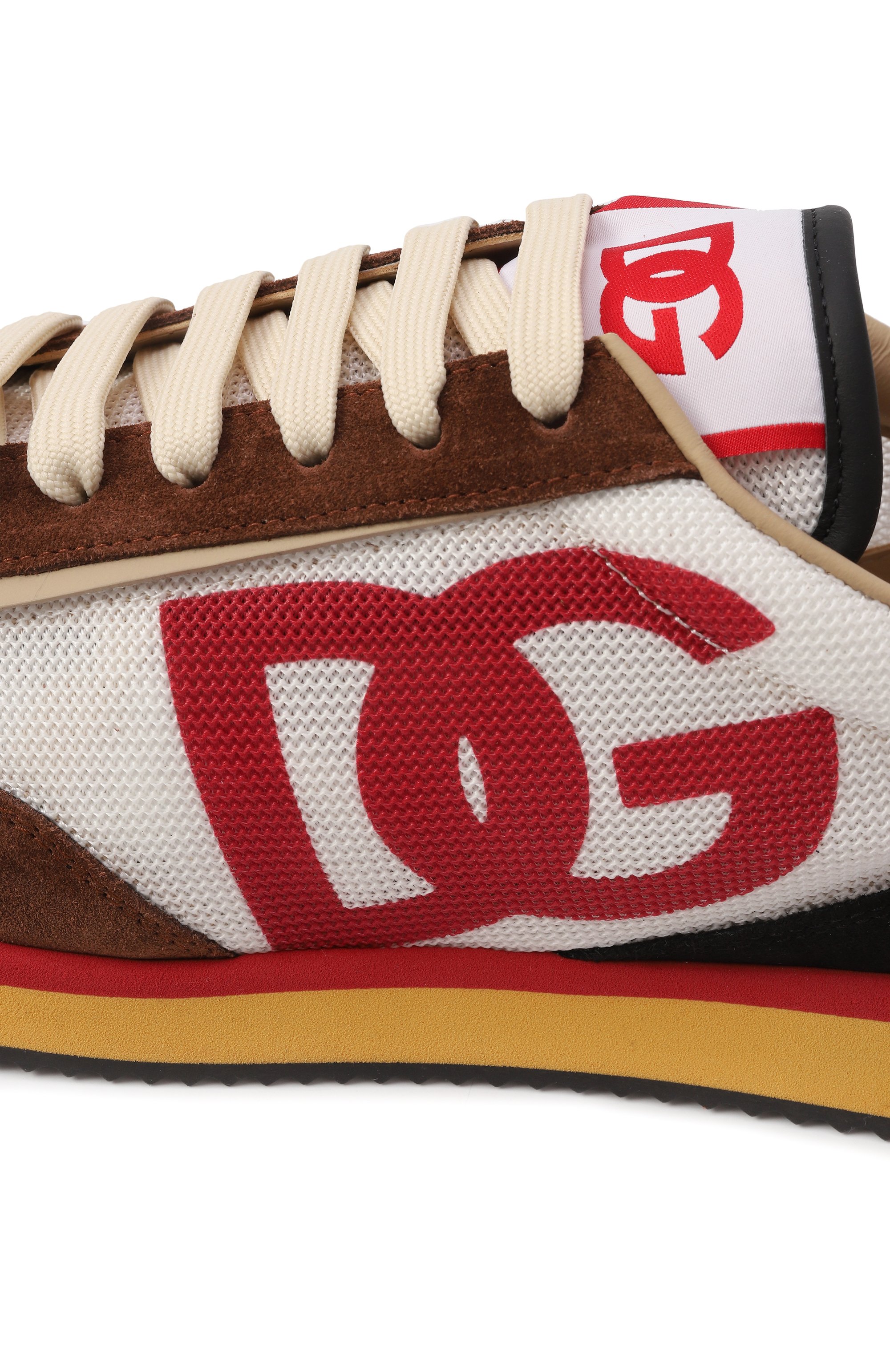 Комбинированные кроссовки dg cushion DOLCE & GABBANA, арт. CS2288/A5536, фото 7