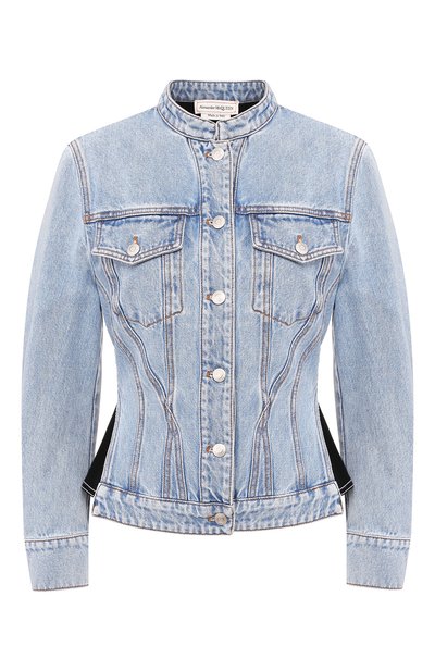 Женская джинсовая куртка ALEXANDER MCQUEEN, арт. 605350/QMAAP