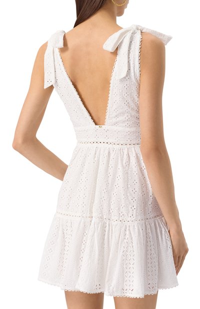 Хлопковое платье POUPETTE ST BARTH, арт. WR4R25N0WIN, фото 4