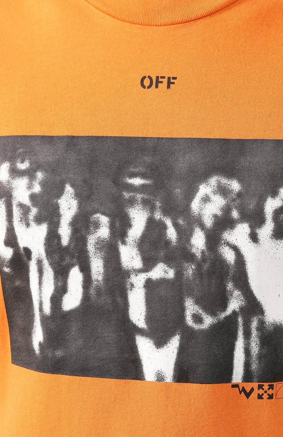 Хлопковая футболка OFF-WHITE, арт. 0MAA027R201850151910, фото 5