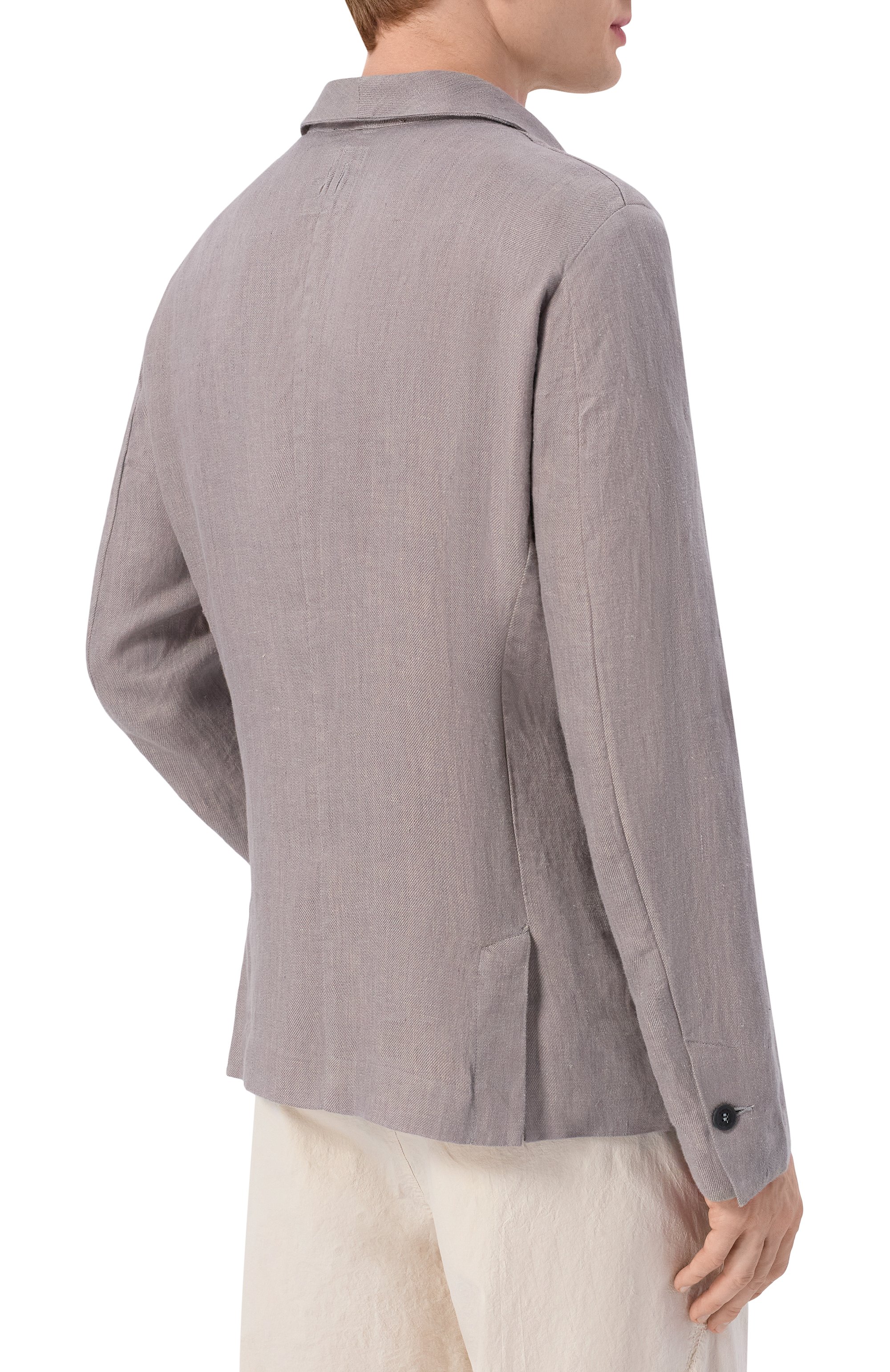 Льняной пиджак HANNES ROETHER, арт. PAR32D0NE.6048, фото 4