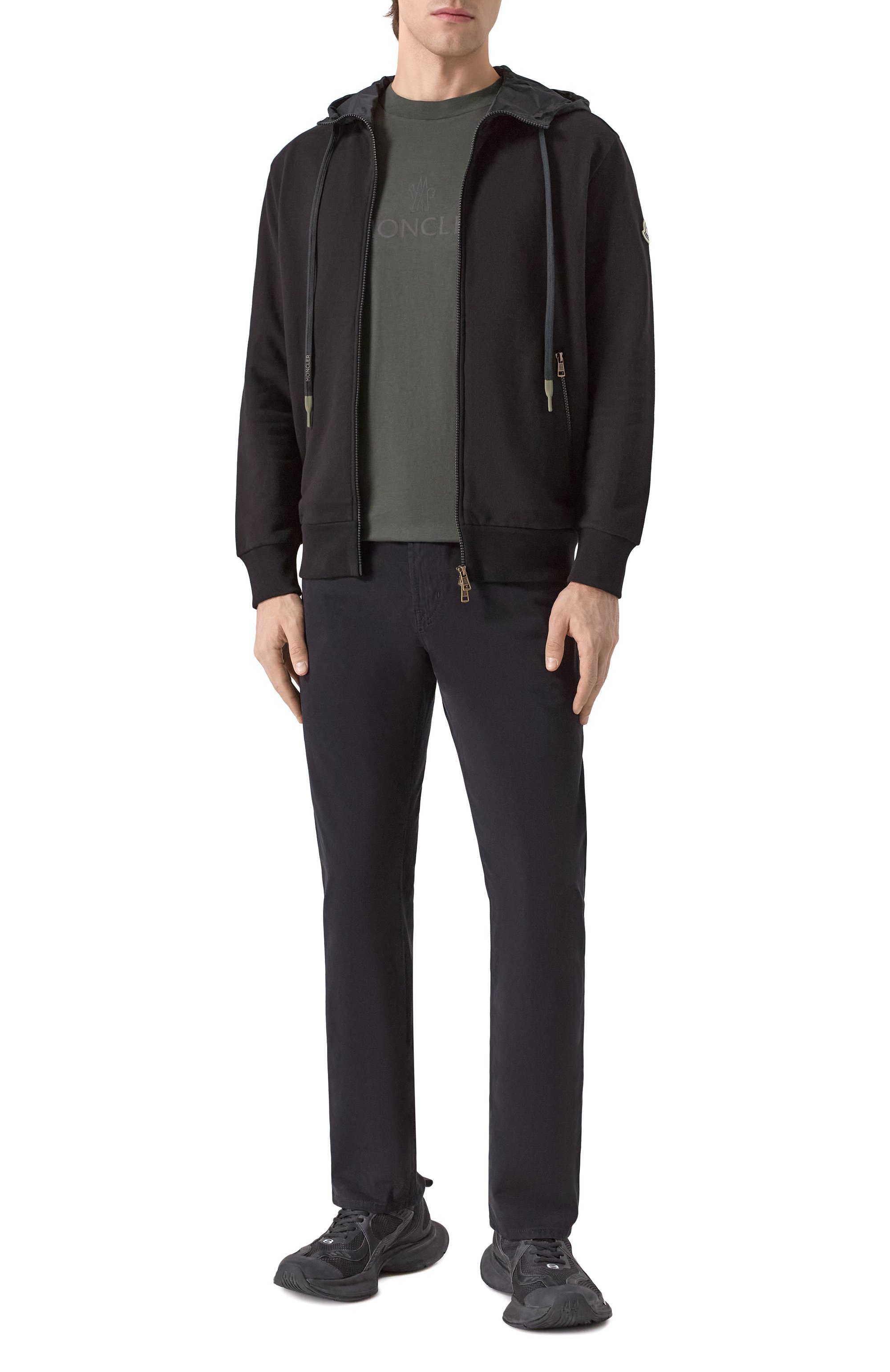 Хлопковая толстовка MONCLER, арт. 8G00034/899WC, фото 2