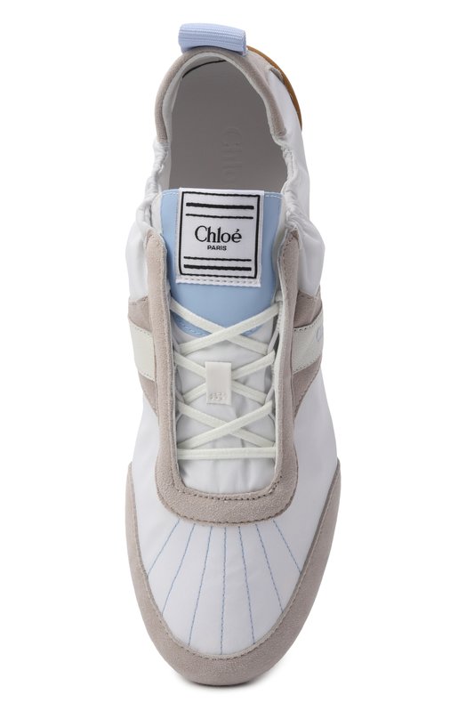 Текстильные кроссовки Kick Chloé CH26S15RVL Белый  CH26S15RVL Фото 6