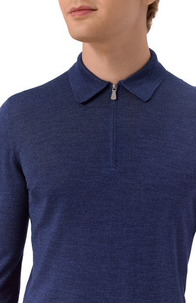 Поло из шерсти и шелка GRAN SASSO, арт. 57137/13190, фото 5