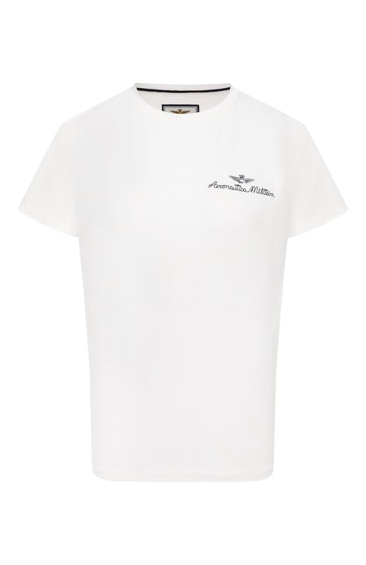 Хлопковая футболка Aeronautica Militare TS2490DJ00675 Белый TS2490DJ00675